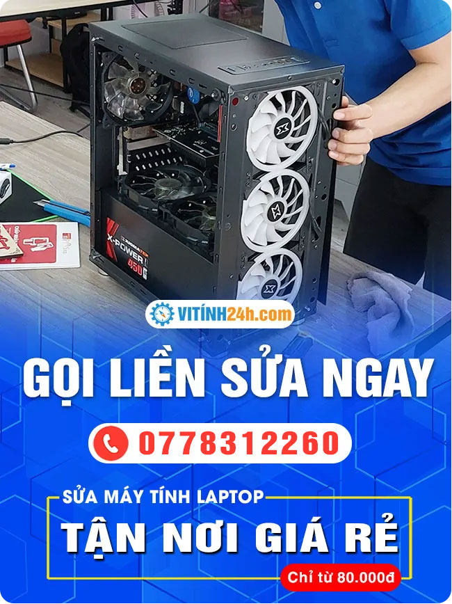 Dịch vụ sửa máy tính tận nơi TpHCM