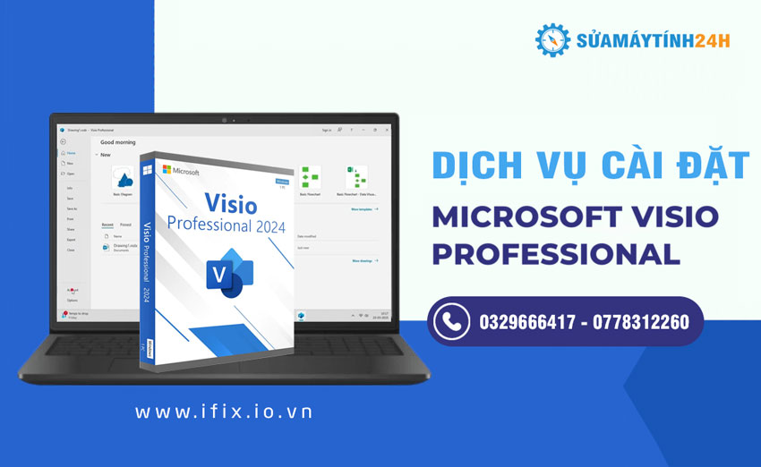 Dịch Vụ Cài Đặt Visio Pro Online Full Bản Quyền