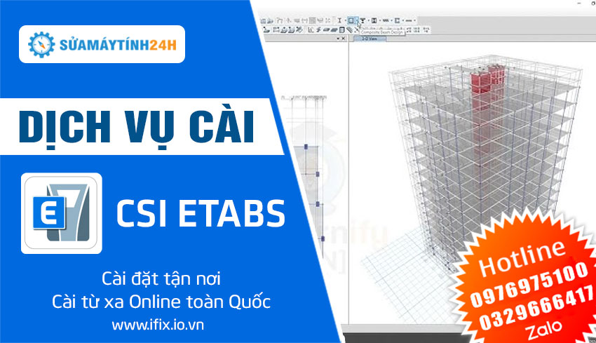 Dịch Vụ Cài Đặt CSI ETABS Online Full Crack