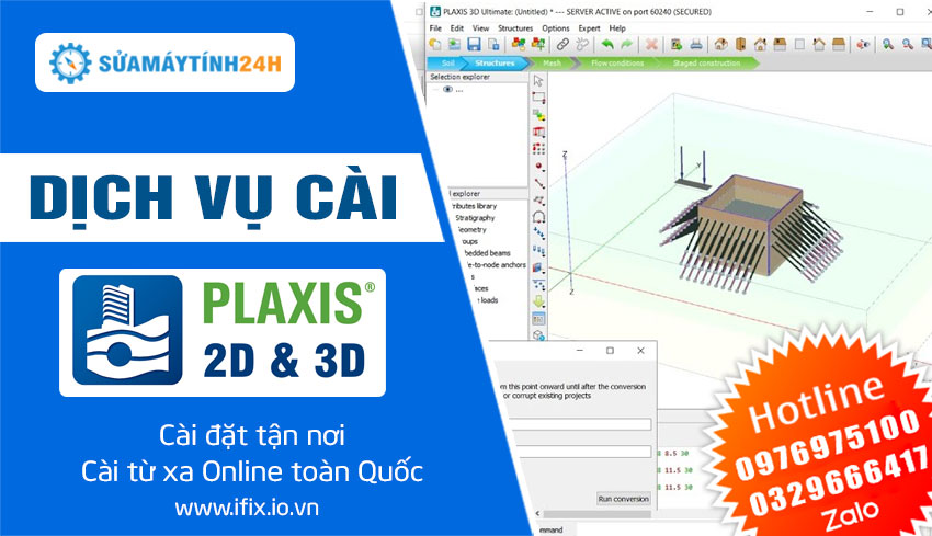 Dịch Vụ Cài Đặt Plaxis 2D & 3D Full Crack