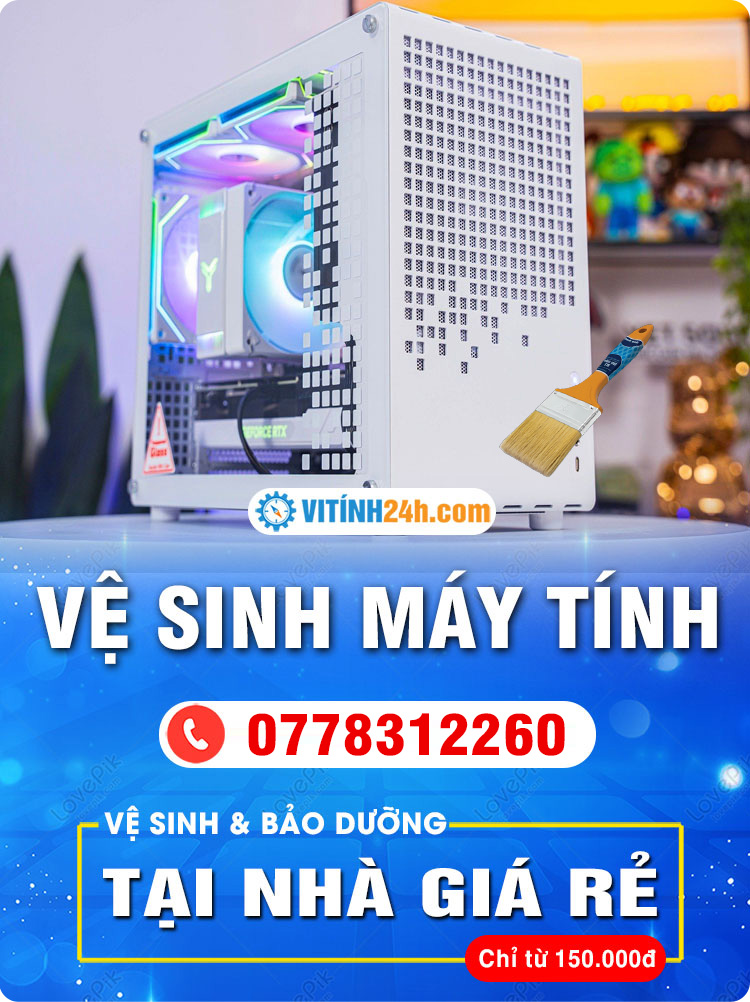 Vệ sinh máy tính tận nơi TpHCM