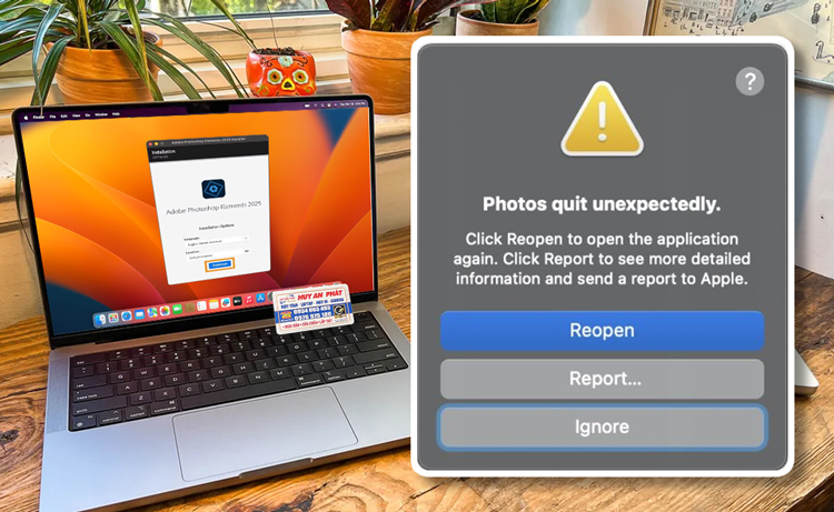 Adobe Báo Lỗi damaged