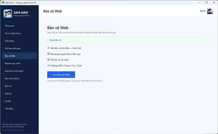 bao ve web