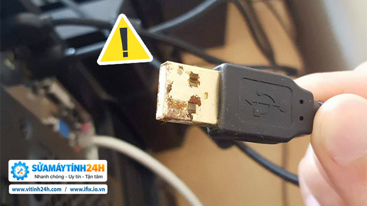 Share Tool Fix Communication Error Canon 2900 3000 3300 9 Cáp USB gỉ sét gây lỗi