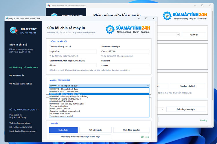 Share Tool Fix Communication Error Canon 2900 3000 3300 12 tool fix chia se may in cano