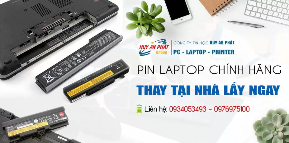 Dịch Vụ Sửa Thay Pin Laptop TpHCM - Sửa Máy Tính 24h